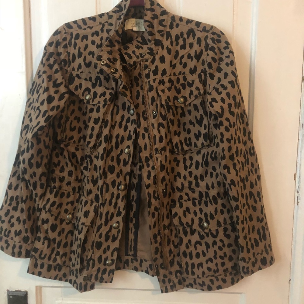 Rachel Roy leopard print jacket